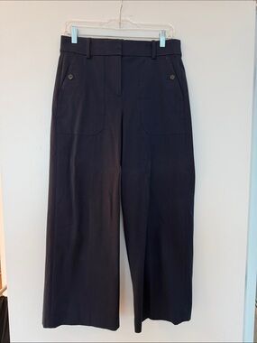 JCrew Navy Wide Leg Trousers